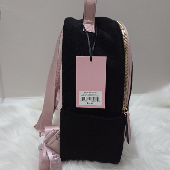 Juicy Couture Black and Pink Backpack - Picture 3 of 5